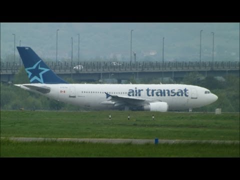 Glasgow - Hello guys this video shows an Air Transat a310 landing and departing RWY05 at Glasgow Airport! Lots more videos from Glasgow to come:D MORE INFO: Aicraft: A...