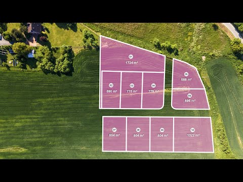 Video Stavební pozemky Velká Polom od 688 až po 1724 m2