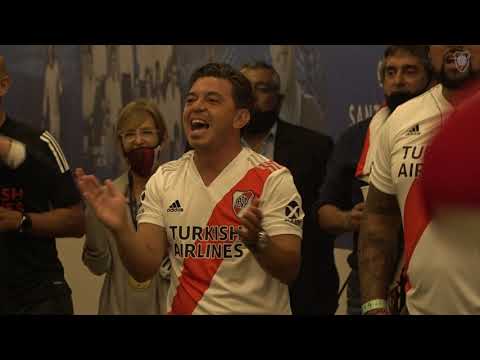 ¡La intimidad del festejo del Supercampeón! 