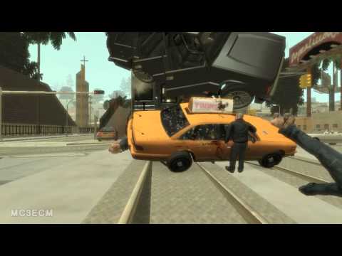 Epic Train Accident (GTA IV San Andreas) with slow motion