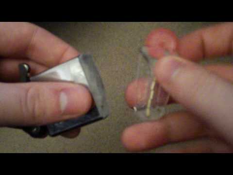 how to change zippo flint