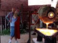 First Hot Glass Casting Pour at The Doug
