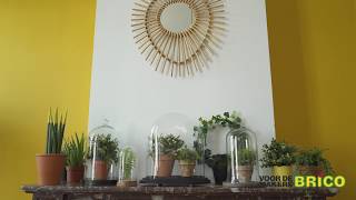 Behangpapier verwijderen en een muur verven Behangpapier verwijderen en een muur verven