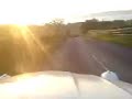 overlooking belfast in a 2cv