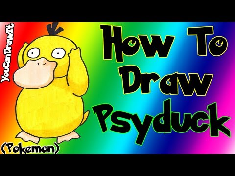 how to draw psyduck