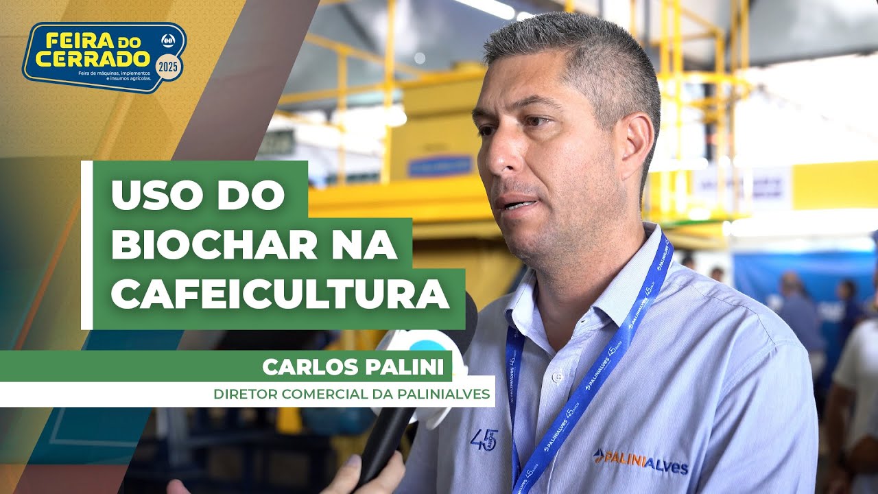 Uso do biochar nas lavouras de café traz mais sustentabilidade para o cultivo e segurança para o...