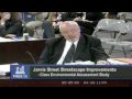 Councillor Rae speaking on the Jarvis Street Streetscape Improvements