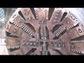 The \"Mole\": Tunnel boring machine TBM. Talpa tube in Brescia
