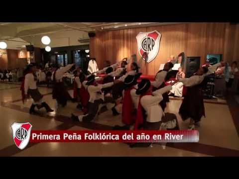 Primera peña de folklore del año en River
