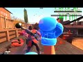 taking a break from taunt killing again, this time to hit people with big glowing hands. song is you're the best around by joe esposito. twitter.com