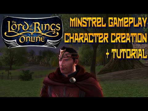 lotro minstrel - Sign up for LOTRO here: http://goo.gl/tiR2c This walkthrough shows use of the Character creator to build a Minstrel with the tutorial as the gameplay portion...