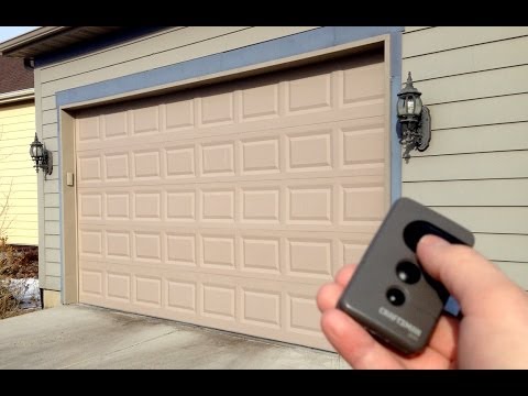 how to lock garage door