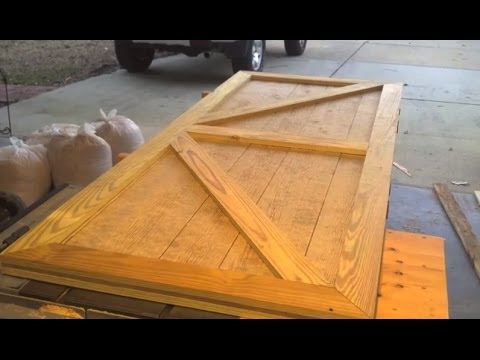 how to build a door for a shed