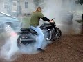 Yamaha RoadStar Warrior Burnout