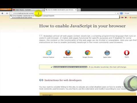 how to enable javascript in mozilla