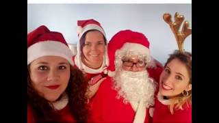 Visita de Papá Noel a la residencia