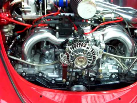 how to fit subaru engine in beetle