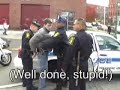 LaRouche supporters behaving dumbly