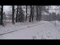 99 7232 der HSB mit dem Nordhäuser Zug am Bahnübergang Drei Annen im Schnee
