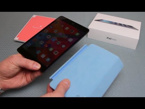 Apple iPad Mini Retina + Apple Smart Cover - Detailed hands on review - Low weight, Good protection