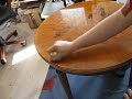 Schellack Politur Tisch Schellack Politur Tisch