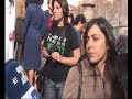 Protesta contra el uso de pieles Protesta contra el uso de pieles