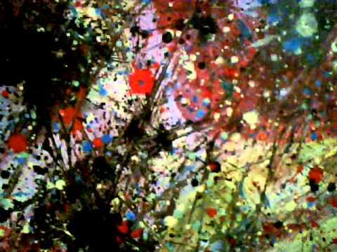 INFORMAL PAINTING IN MOTION - Notte di San Lorenzo (Luciano Petretto).wmv