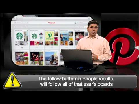 how to follow on pinterest