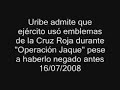 Colombia, La Cruz Roja Internacional Acusa a Uribe de Mentir