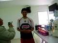 festejando con Jonny Magallon su cumple