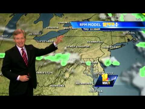 Maryland - During the Wednesday evening weather forecast, Tom says we can expect a warmer day ahead.