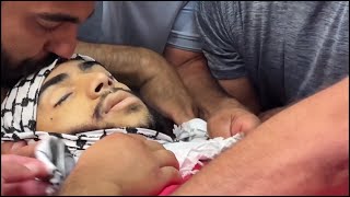 تشييع جثمان الشهيد ياسر مطير في مخيم قلنديا شمال القدس المحتلة