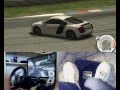 Drifting in GTR Evo with Logitech G25  in game + pedals + wheel footage 