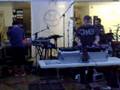 DJ Pdex, Rout and Andy jamming @ Enter Shikari rehersal