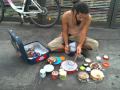 Street Musician (Ori Lavi) in Berlin.