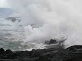 Lava flowing from the Kilauea Volcano
