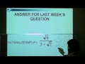 Click here to watch this video 英語で受ける数学 「有理化」解答