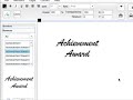 Certificate Creator - Shadowed Text Effect