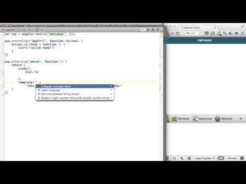 how to isolate scope in angularjs