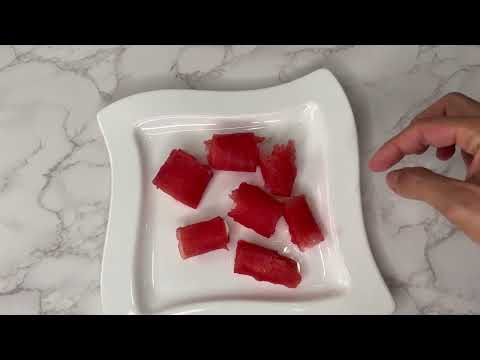 Watermelon Halloumi Rolls (Bateekh o Jbne Twist)