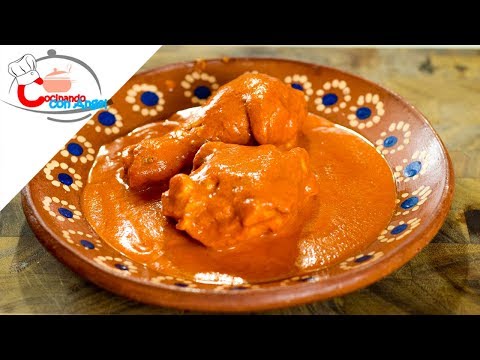Pollo Encacahuatado - Receta Mexicana