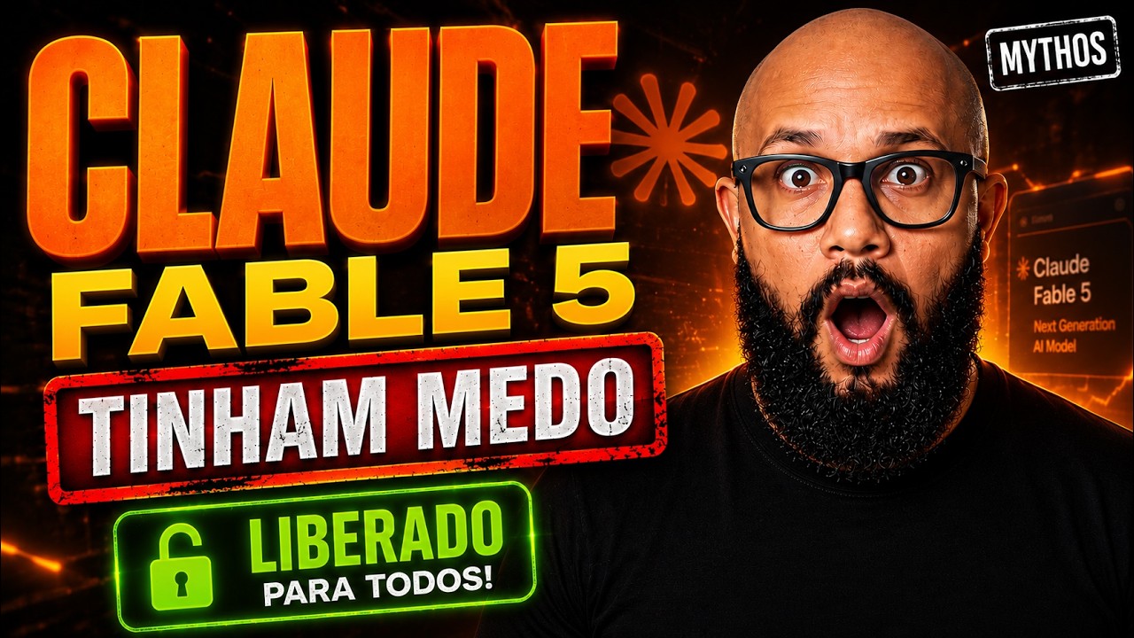 LIBERADO: NOVO CLAUDE FABLE 5 (MYTHOS) A IA Que TINHAM MEDO de Lançar