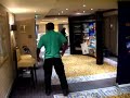 Owen hijacks the cleaner after the Bentley awards