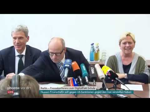 Pressekonferenz im Rahmen der Kultusministerkonferenz ...