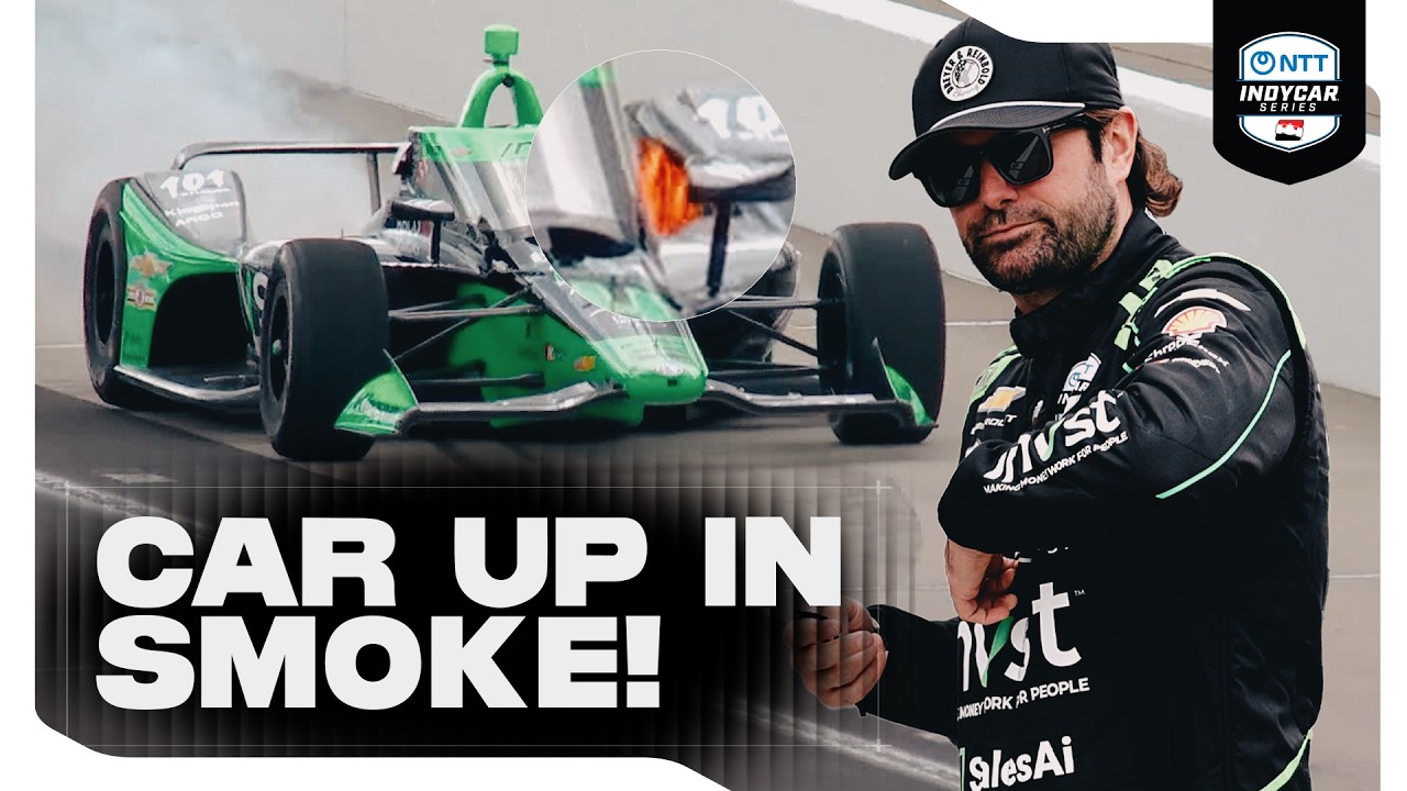 Jack Harvey Goes Up in Smoke! | 2026 Indy 500 Open Test