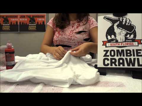 How To Make A Zombie Shirt Costume