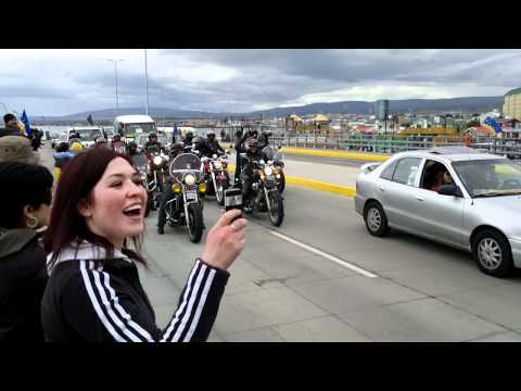 Chilenos protestaron por el alza de combustible en Magallanes