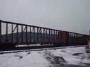 Union Pacific and Norfolk Southern trains meet