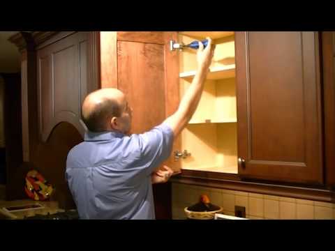 how to adjust kitchen cabinet doors