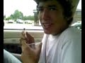 Matthew sucking them berries